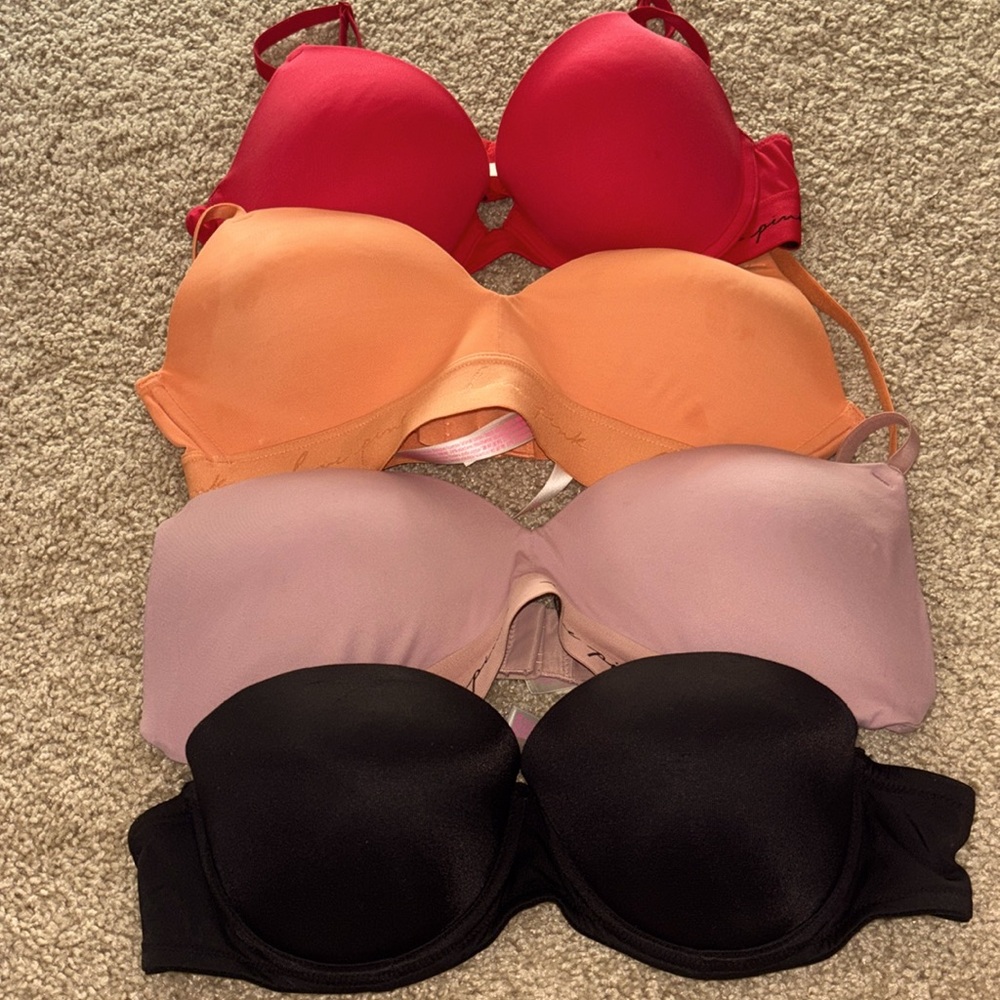 Pink Victoria Secret bra bundle
